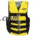 Seachoice Deluxe Type III 4-Belt Yellow/Black Adult Ski Vest for 90 lbs and Up   552701136